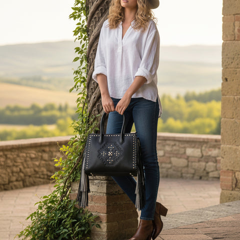ADBGM748 Tote Genuine Leather Women Bag