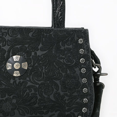American Darling Damascus Floral Embossed & Hand Tooled Leather Western Tote Bag