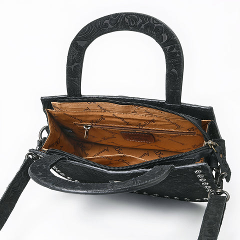 American Darling Damascus Floral Embossed & Hand Tooled Leather Western Tote Bag