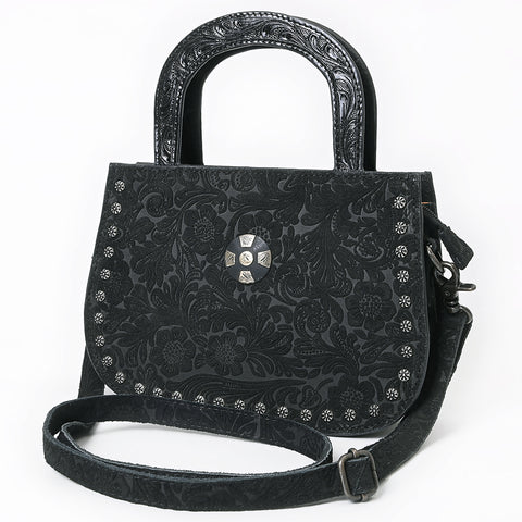 American Darling Damascus Floral Embossed & Hand Tooled Leather Western Tote Bag