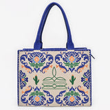 ADBGA885 Tote Embroidery Genuine Leather women bag western Bag