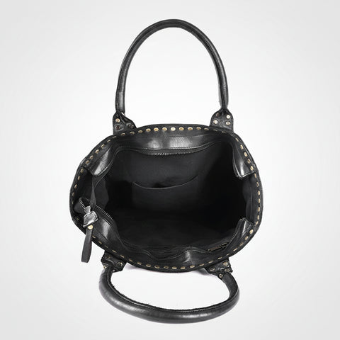 Solviera -Handcrafted Riveted Tote