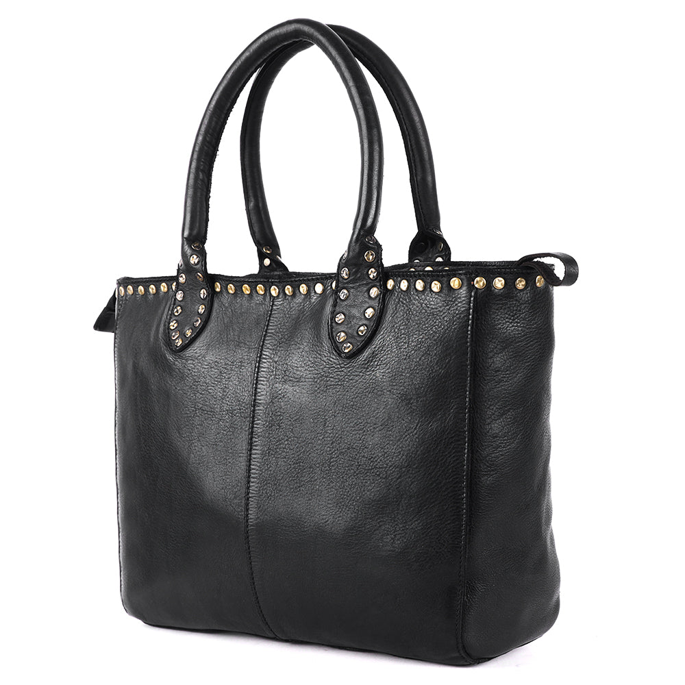 SWL139BLK Tote Genuine Leather women bag western Bag