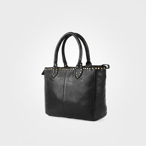 Solviera -Handcrafted Riveted Tote