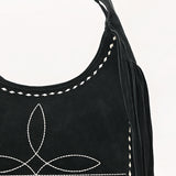 ADBG1812 Hobo Suede Genuine Leather women bag western Bag