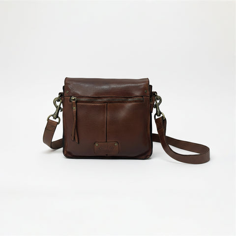 SWL152TAN Crossbody Genuine Leather women bag western Bag