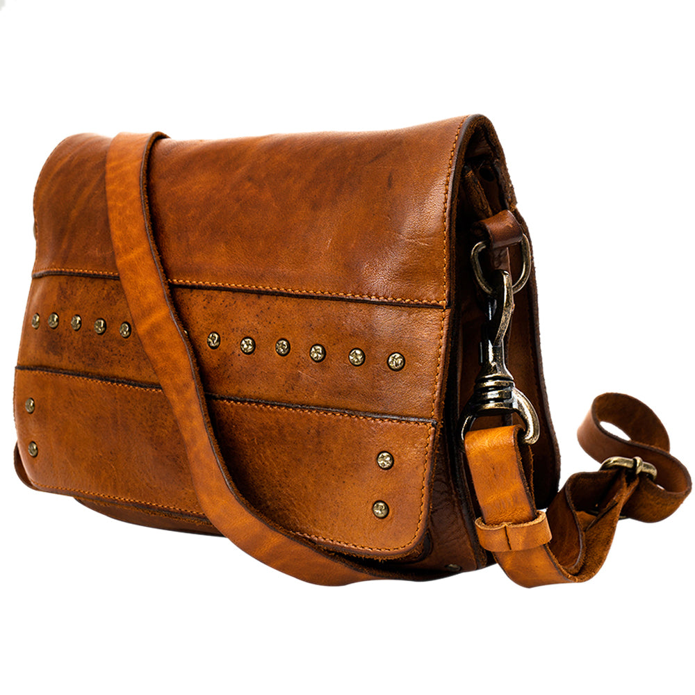SWL152TAN Crossbody Genuine Leather women bag western Bag