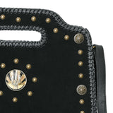 ADBGA904 Clutch Suede Genuine Leather women bag western Bag