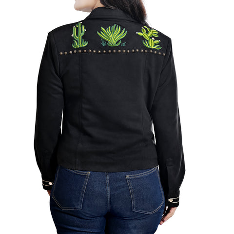 ADJKT074 Women Fabric Shirt Jacket Dress