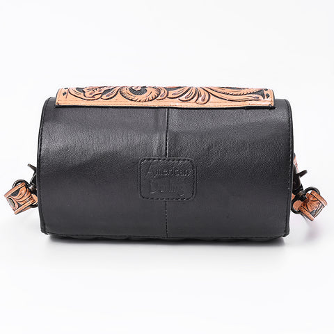 American Darling Hand Tooled Floral Carved Quilted Leather Western Cross body Bag