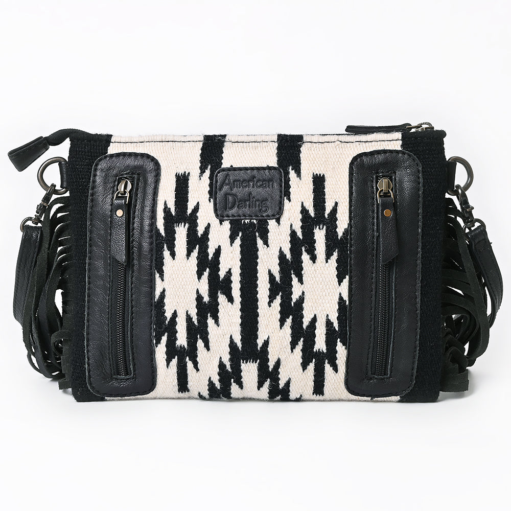 ADBG1828 Small Crossbody Saddle Blanket Genuine Leather women bag western Bag
