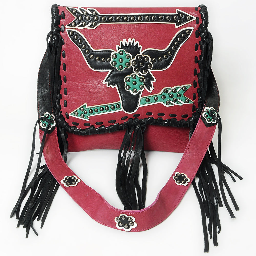 ADBGM808 Messenger Genuine Leather women bag western Bag