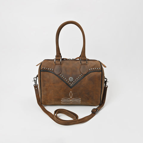 ADBGM809 American Darling Authentic Leather Speedy Bag Women's Western Studded Handbag