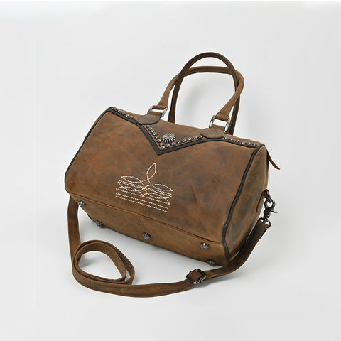 ADBGM809 American Darling Authentic Leather Speedy Bag Women's Western Studded Handbag