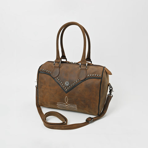 ADBGM809 American Darling Authentic Leather Speedy Bag Women's Western Studded Handbag