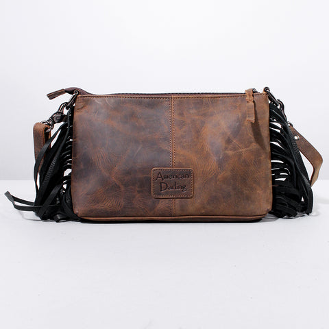 ADBGM810 Embossed Crossbody Genuine Leather Women Bag