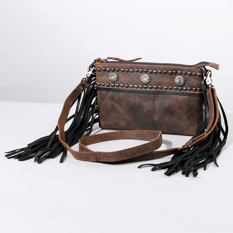 ADBGM810 Embossed Crossbody Genuine Leather Women Bag