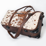 ADBG1245 Western Cowhide Leather Duffel Bag -American Darling Travel Tote