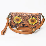 LC-ADBGM169 Organiser Genuine Western Leather Women Bag Freda
