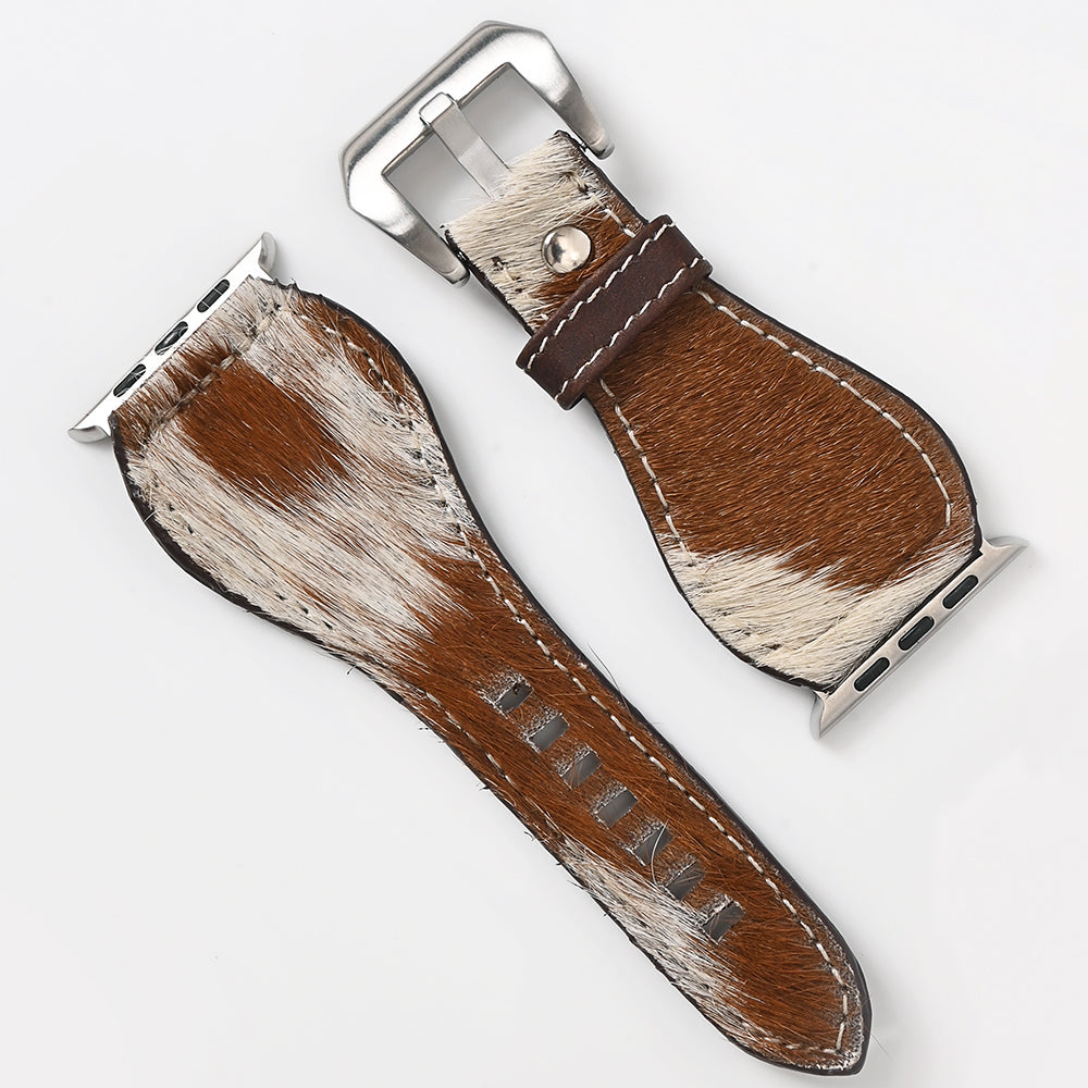 ADWAM129 Beautifully Hair-On Genuine Leather I watch Strap Unisex