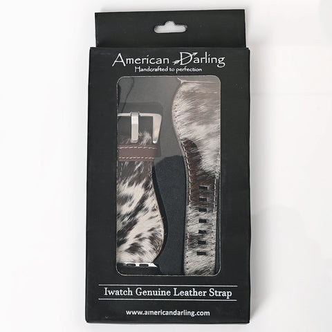 ADWAM130 Beautifully Hair-On Genuine Leather I watch Strap Unisex