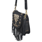 ADBGA836A Crossbody Suede Genuine Leather women bag western Bag