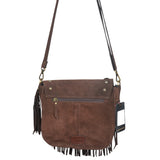 ADBGA836B Crossbody Suede Genuine Leather women bag western Bag