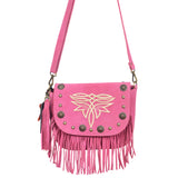 ADBGA836C Crossbody Suede Genuine Leather women bag western Bag