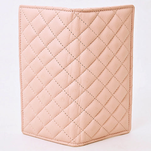 NMBGM221 Never Mind Diamond Quilted Leather Long Bifold Wallet