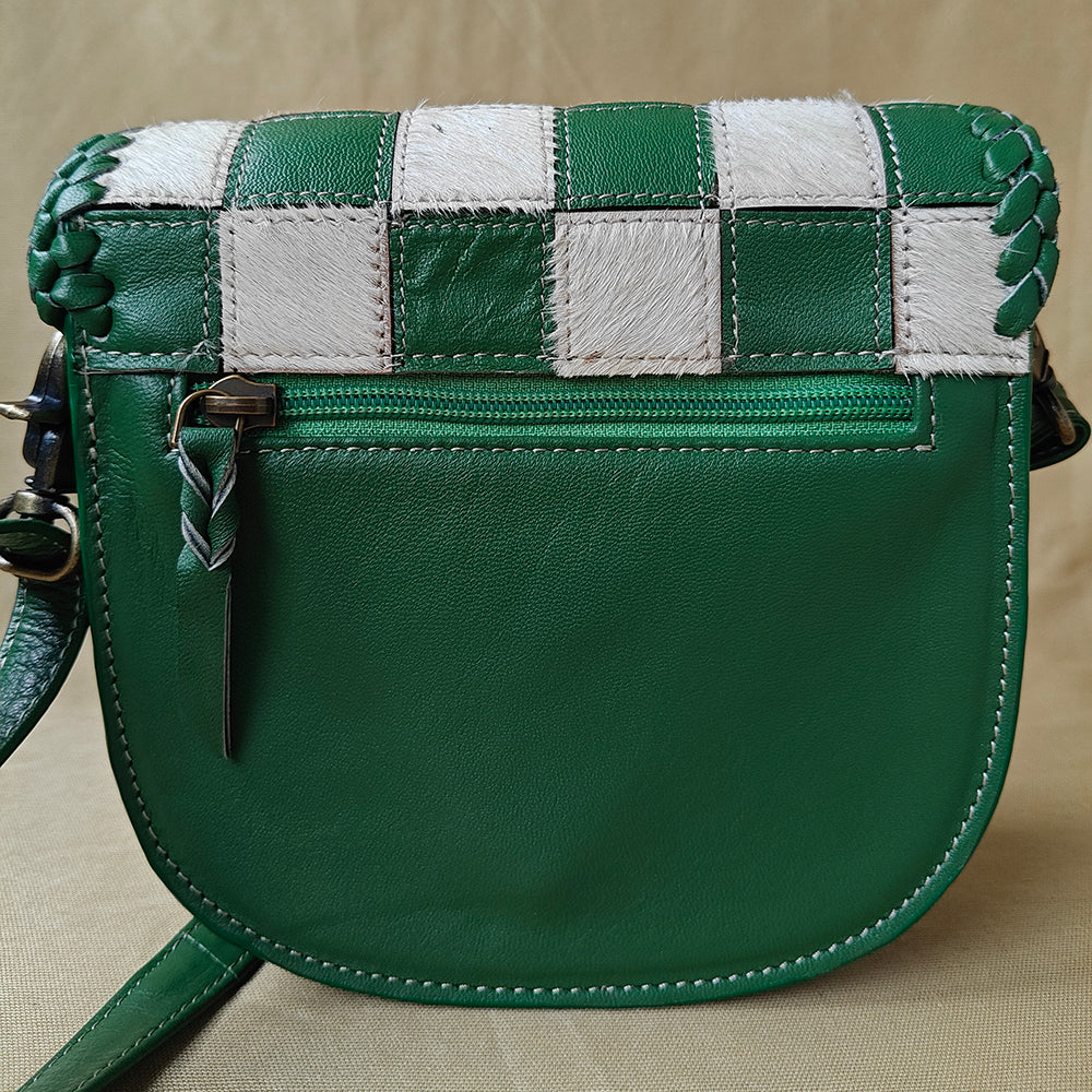 ADBGM859A Crossbody Hair on Genuine Leather Women Bag