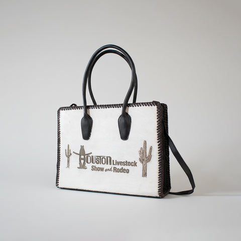 Sandy Rodeo Genuine Hair On Leather Tote Bag