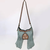 ADBGA419 Genuine Western Leather Crossbody Bag Hand Tooled Cowgirl Purse by American Darling