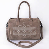 ADBG1585 Duffel Genuine western Suede Leather women bag