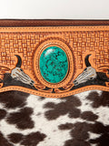ADBGS146 Crossbody Genuine Western Leather Women Bag Caddy