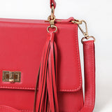 NMBGM186 Crossbody Fringes Genuine Western Leather Women Bag