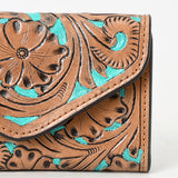 OHG161 Wallet  Hand Tooled Genuine Leather women bag western handbag purse