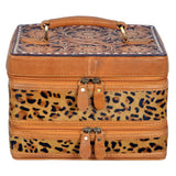 ADBGA454 Jewelry Case Genuine Western Leather Women Bag