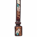 ADBLF268 Genuine American Leather Belt Men and Women