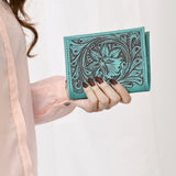 LC-ADBGZ799B Wallet Genuine Western Leather Women Bag