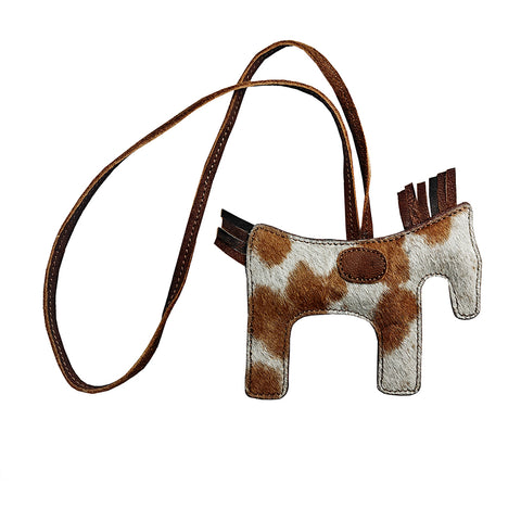 ADCHM101 American Darling Hair On Hide Western Horse Bag Charm