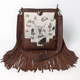 ADBGM746 Crossbody Hair-On  Genuine Western Leather Women Bag