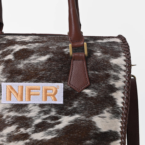 ADBGA1431PRCA Rodeo Style Hair-on-Hide & Genuine Leather Speedy Bag by American Darling
