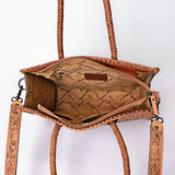 ADBG1131 Tote Hand Tooled Genuine Western Leather Women Bag