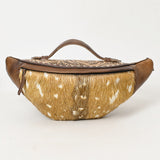 LC-ADBG1302  Fanny Pack  Genuine Western Leather Women Bag