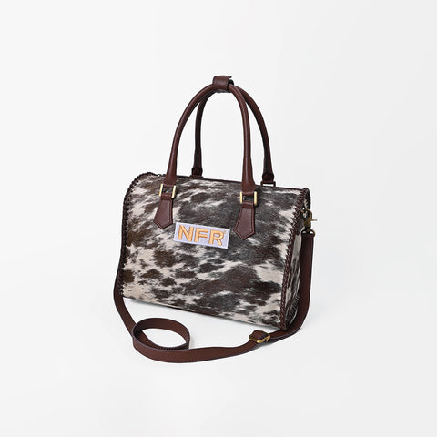 ADBGA1431PRCA Rodeo Style Hair-on-Hide & Genuine Leather Speedy Bag by American Darling
