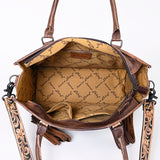 LC-ADBG230 Tote Hand Tooled Genuine Western Leather Women Bag