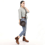 ADBGA620 Canteen Genuine Western Suede Leather women bag