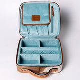 LC-ADBGA300 Jewelry Case Genuine Western Leather Women Bag Jane