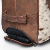 ADBG1245 Western Cowhide Leather Duffel Bag -American Darling Travel Tote