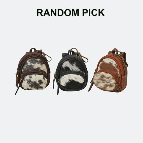 ADCHA130 American Darling Genuine Hair-On Hide Mini Dome Backpack Bag & Pouch
